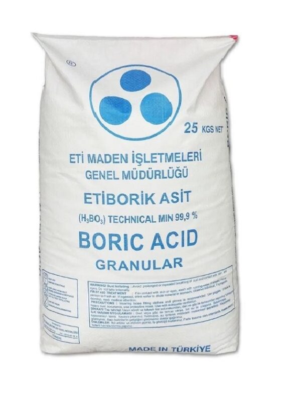 Борная кислота Eti Maden Турция 25 кг, Boric Acid гранула и порошок