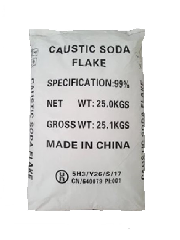 Сода каустическая чешуированная мешки по 25 кг, гидроксид натрия, каустик чешуя
